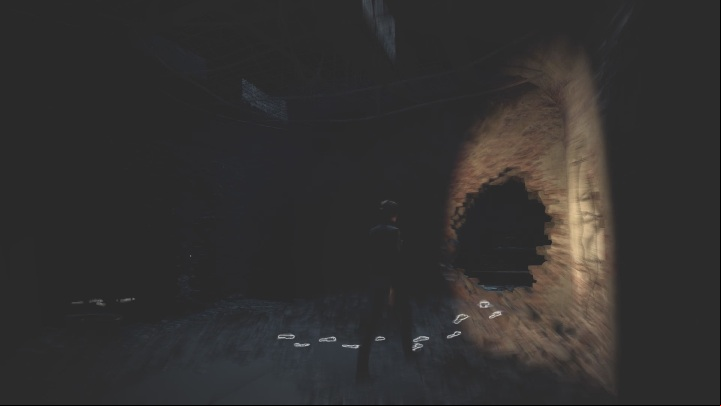 Follow the tracks to get to the next part of the room - The Medium: Ruins - walkthrough - Walkthrough - The Medium Guide