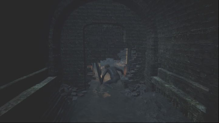 Run forward, dodging obstacles and going through every possible age - The Medium: Ruins - walkthrough - Walkthrough - The Medium Guide