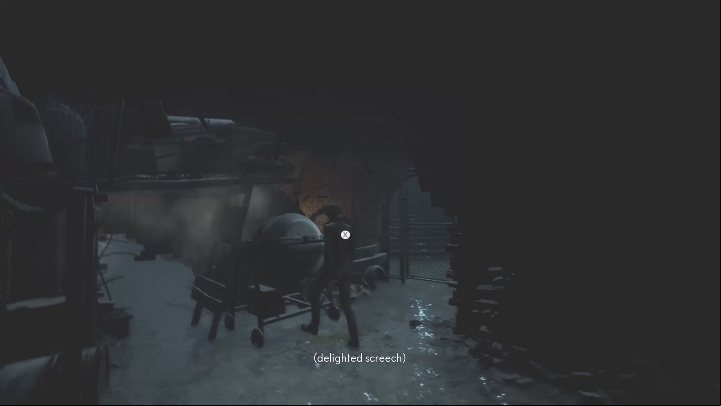 To stop the monster, move the concrete mixer so that the age collapses - The Medium: Ruins - walkthrough - Walkthrough - The Medium Guide