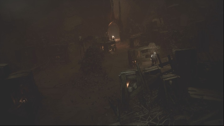 Slowly move forward using every form of cover possible - The Medium: First Escape - walkthrough - Walkthrough - The Medium Guide