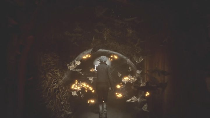 Using the energy you gained, create a spirit shield and go through the moths - The Medium: First Escape - walkthrough - Walkthrough - The Medium Guide