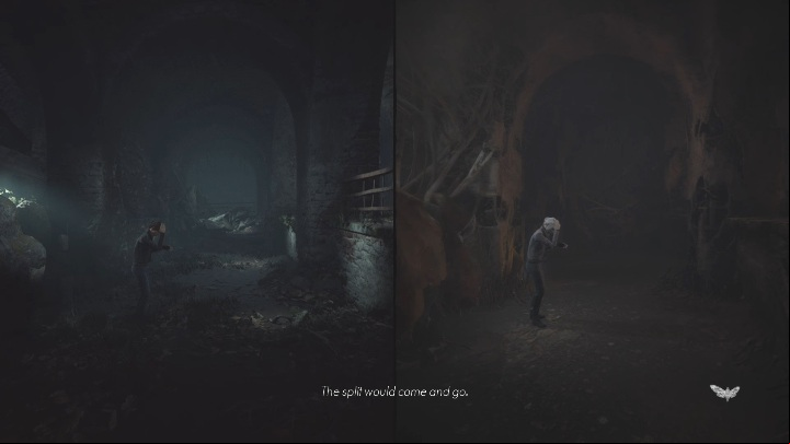 As soon as you squeeze between the rocks, your character will connect with the spirit world - The Medium: Journey to the hotel - walkthrough - Walkthrough - The Medium Guide