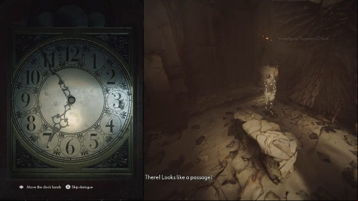 When you go over the 7 on the clock, you will see a secret age - The Medium: Thomas office - walkthrough - Walkthrough - The Medium Guide