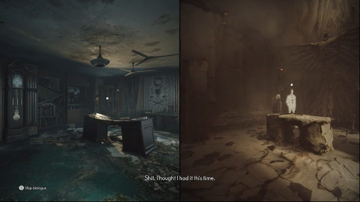 Around 7:10 you may see another vision - The Medium: Thomas office - walkthrough - Walkthrough - The Medium Guide