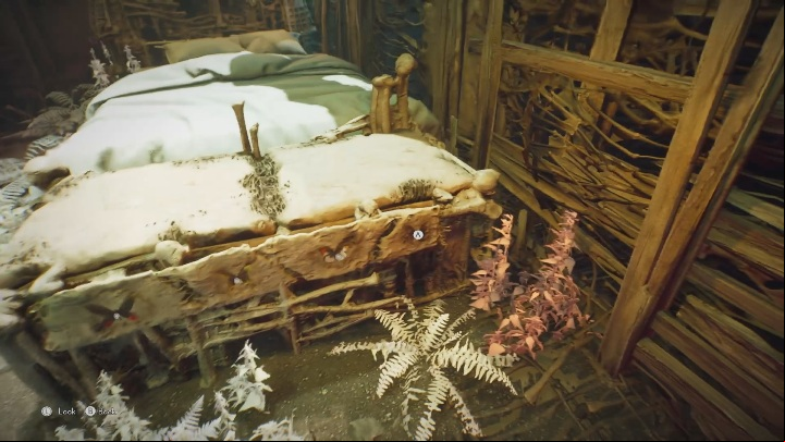 Once you have all the butterflies, go to the chest next to the bed - The Medium: Thomas house - walkthrough - Walkthrough - The Medium Guide