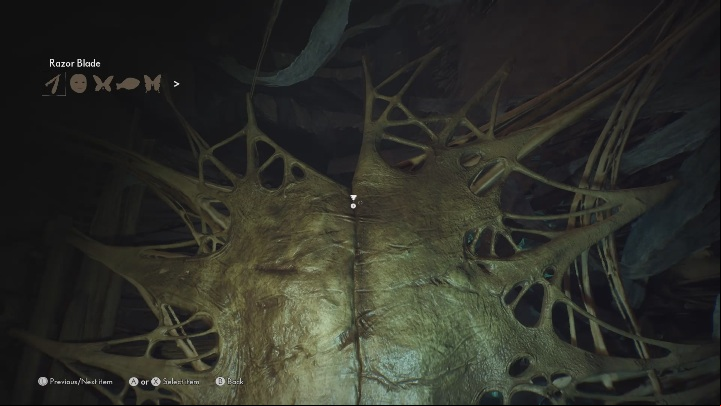 Find the skin in the right corner of the room – you need to cut it - The Medium: Thomas house - walkthrough - Walkthrough - The Medium Guide