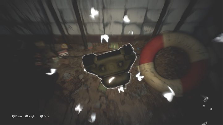 Move the cart for dirty clothes away and get to the toy - The Medium: Echoes - list - Secrets and Collectibles - The Medium Guide