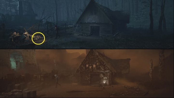 Location: in front of the workshop and the Red House - The Medium: Echoes - list - Secrets and Collectibles - The Medium Guide