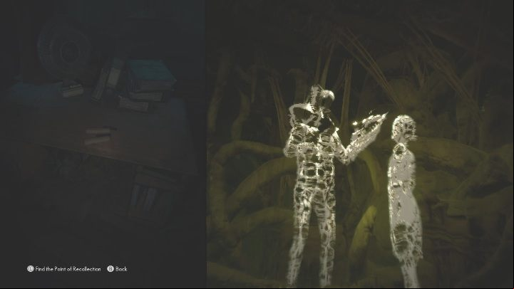 You need to examine the objects lying on the desk - The Medium: Memory Shards - list - Secrets and Collectibles - The Medium Guide
