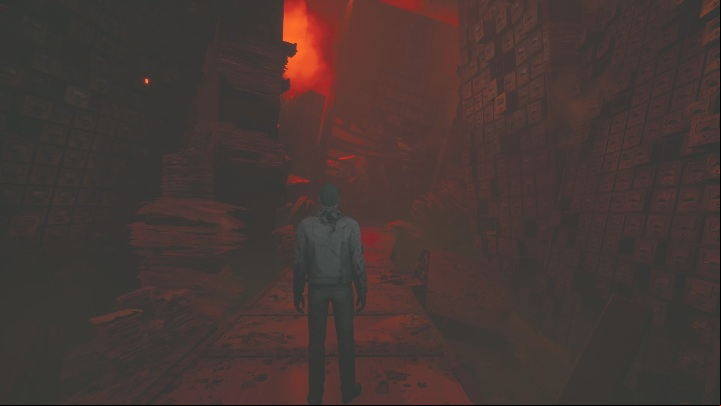 As Thomas, you reach a ruined house - The Medium: Red House - walkthrough - Walkthrough - The Medium Guide