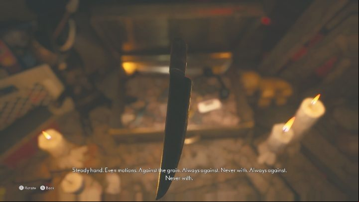 Inside it, you find a knife – pick it up and examine - The Medium: Red House - walkthrough - Walkthrough - The Medium Guide