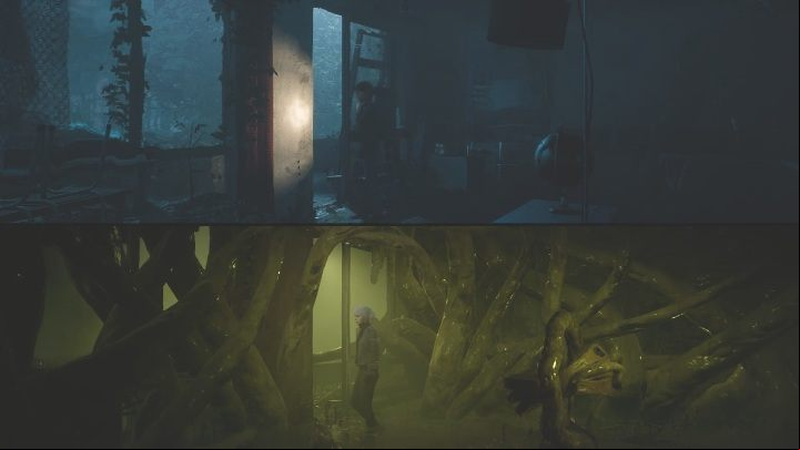 Your task is to move the obstacles so that you can go out on the balcony - The Medium: Dayroom - walkthrough - The Medium Guide
