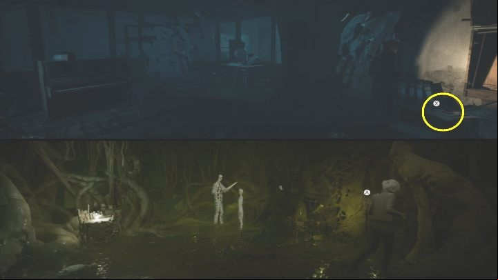 In the room, you will find a power source and a piano - The Medium: Dayroom - walkthrough - The Medium Guide