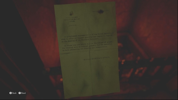 The next item you need to investigate is in the fireplace - The Medium: Richards House - walkthrough - The Medium Guide