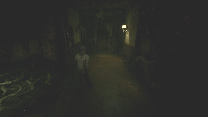 After leaving the painting, head to the lobby and use the stairs - The Medium: Richards House - walkthrough - The Medium Guide