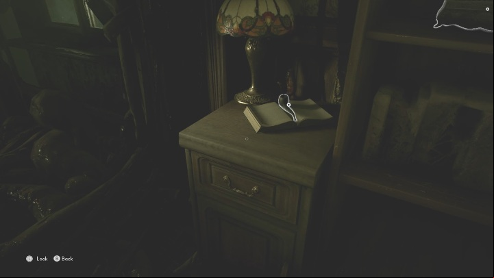 Let's start with the first item, a pipe lying on a wooden cabinet - The Medium: Richards House - walkthrough - The Medium Guide