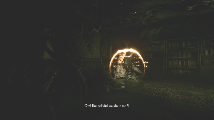 When the chair disappears, a tentacle will appear – you can destroy it using a spirit blast - The Medium: Richards House - walkthrough - The Medium Guide