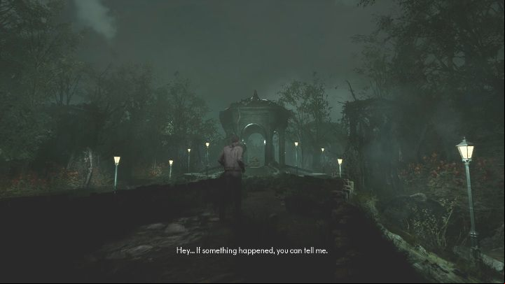 After examining all of the items, head to the gazebo again - The Medium: Richards House - walkthrough - The Medium Guide