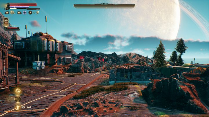 Hold down the interaction button to holster your weapon. - How to holster a weapon in The Outer Worlds? - FAQ - The Outer Worlds Guide