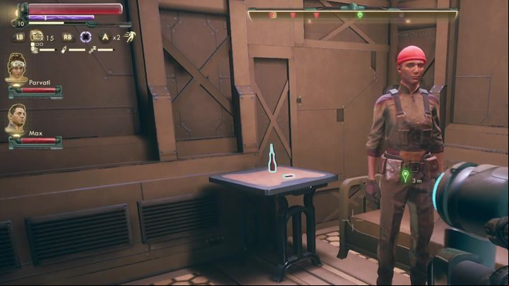 After you deal with the problem, go back to the infirmary and talk to Jessie and Ellie - Worst | The Outer Worlds Companion quest - Ellie - The Outer Worlds Guide