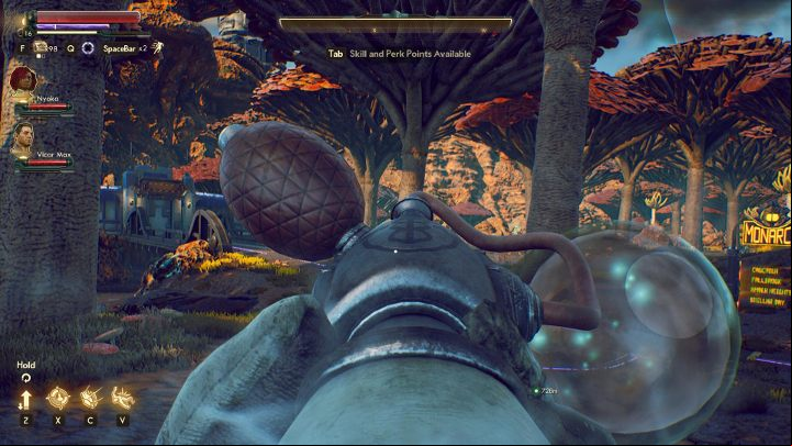 Health is restored with an item called Adreno. - Combat | The Outer Worlds - Basics - The Outer Worlds Guide
