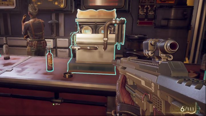 Your next target is the betting shop that issued the coupon - The Stainless Steel Rat | The Outer Worlds side quest - Monarch - The Outer Worlds Guide