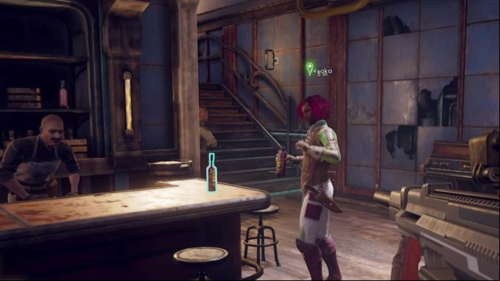 Youll find Nyoka at the Yacht Club - Radio Free Monarch | The Outer Worlds Walkthrough - Phines questline - The Outer Worlds Guide