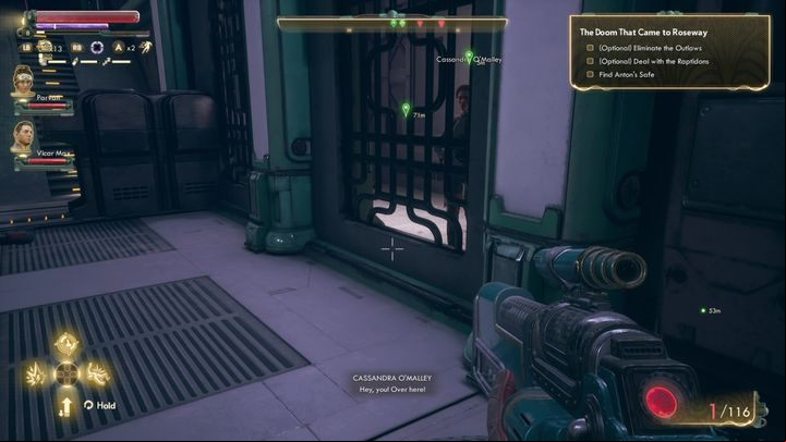 At some point, you will get into the dining room - The Doom That Came to Roseway | The Outer Worlds side quest - Roseway - The Outer Worlds Guide