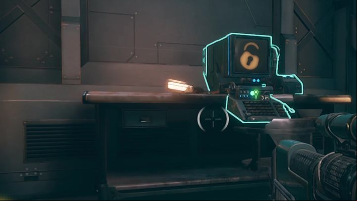 Once you get inside the room, go to the closed doors and break in again - The Empty Man | The Outer Worlds Companion quest - Pastor Max - The Outer Worlds Guide