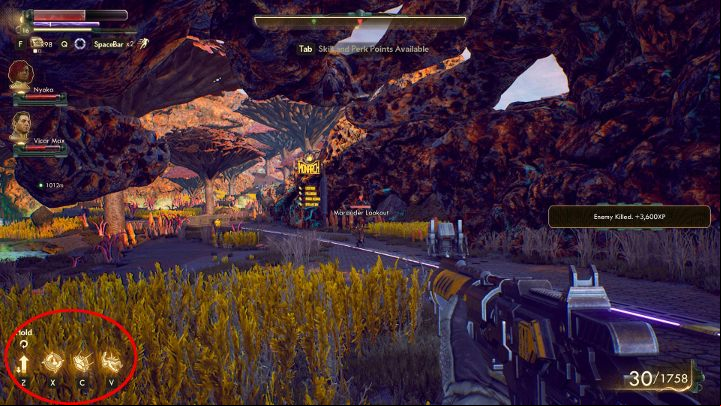 You can give orders to your party . - Starting tips | The Outer World - Basics - The Outer Worlds Guide