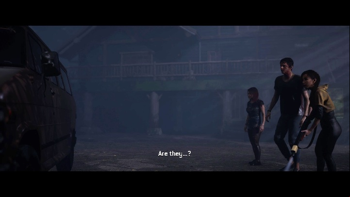 After taking control of Kaitlyn, you will find Emma (if she is alive) - The Quarry: Chapter 8 - walkthrough - Walkthrough - The Quarry - Game Guide