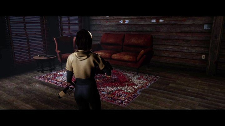 While exploring the main building of the camp house, you will find Camp Letter, Ancestral Portrait, Chalkboard Doodle, Inscribed Jewelry clues, The High Priestess tarot card, and Trail Cam Footage evidence - The Quarry: Chapter 10 - walkthrough - Walkthrough - The Quarry - Game Guide