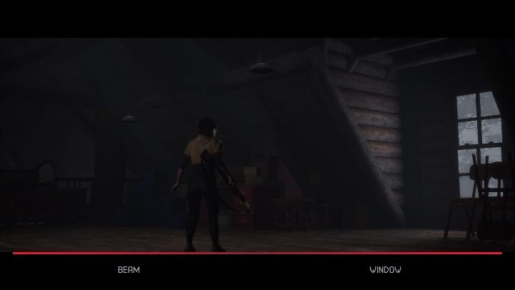 When running from a werewolf, Kaitlyn can choose to go through a window or a railing - The Quarry: Kaitlyn - list of possible deaths and choices - Deaths of heroes - The Quarry - Game Guide