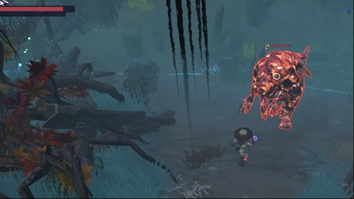 The location is narrow, but you can still defeat the monster with a variety of potions: from debuffs to damage-dealing ones - The Serpent Rogue: Through The Swamp - walkthrough - Walkthrough - The Serpent Rogue Guide