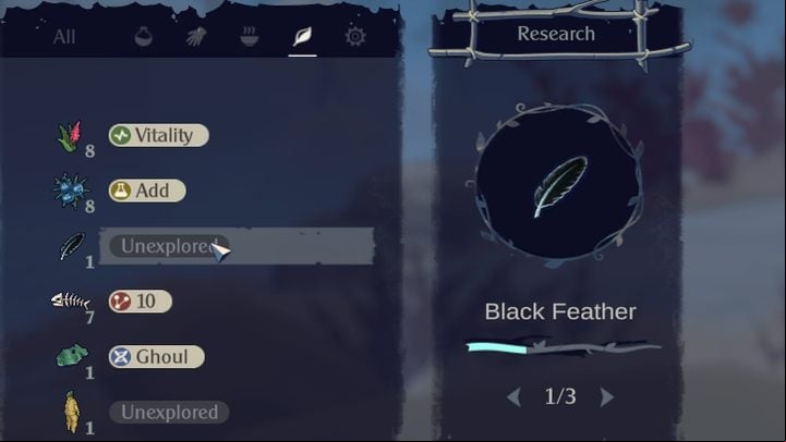 A living Valravn may carry a feather - The Serpent Rogue: Ingredients for brewing potions - list - Potions - The Serpent Rogue Guide