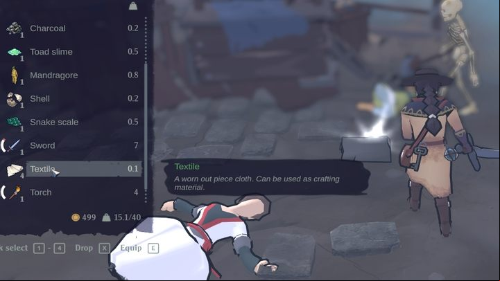 The easiest way to obtain Textiles is by robbing (or killing) humans who often have them in large quantities - The Serpent Rogue: List of crafting materials - Tools - The Serpent Rogue Guide