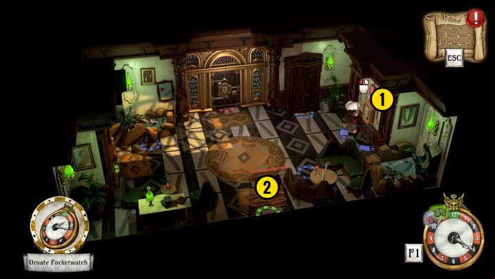 Use the in the next room - Activate the camera and the display | Clay Rockridge and Trinity Carrington - Clay Rockridge and Trinity Carrington - The Sexy Brutale Game Guide