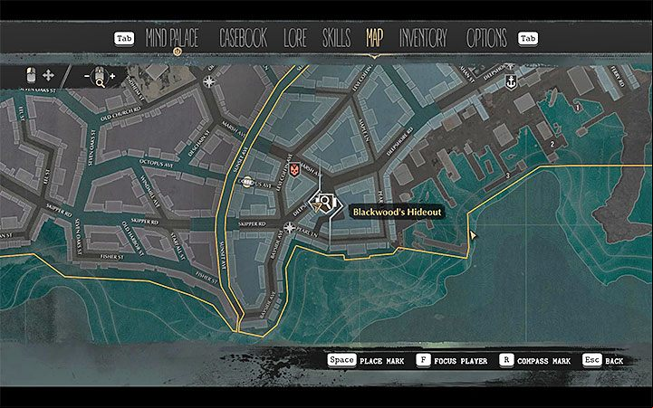 Leave The Orion Club (you can destroy another lock in the staircase) - Nosedive | The Sinking City walkthrough - Main cases - The Sinking City Guide