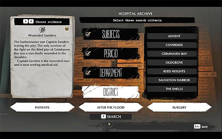Upon arrival, talk to Dr - Lost At Sea | The Sinking City walkthrough - Main cases - The Sinking City Guide