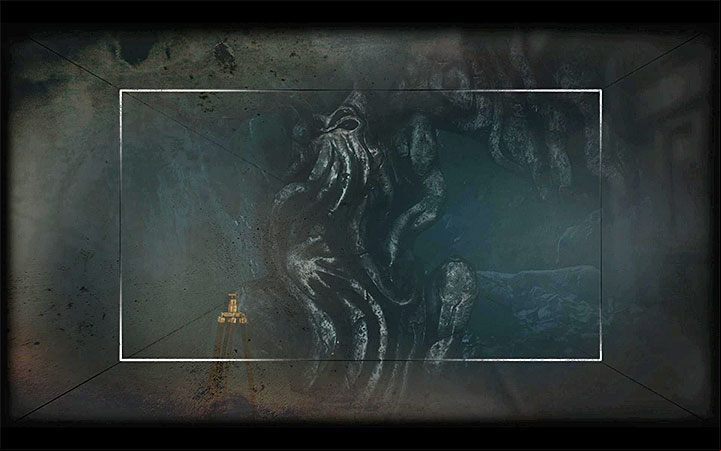 In the cave, you will find living and dead sailors - Lost At Sea | The Sinking City walkthrough - Main cases - The Sinking City Guide