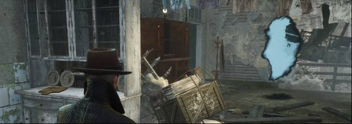 Make a reconstruction of the events by entering the blue cloud - Field Research | The Sinking City walkthrough - Side cases - The Sinking City Guide
