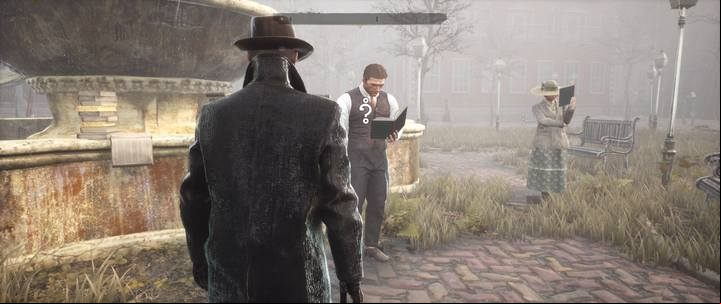 After a short conversation, you will receive a task to find three books - Assigned Reading | The Sinking City walkthrough - Side cases - The Sinking City Guide