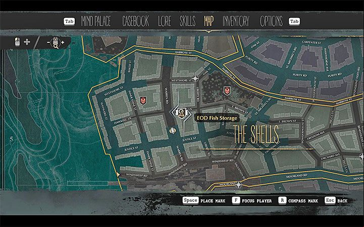 Your new destination is the EOD Fish Storage - Quid Pro Quo | The Sinking City walkthrough - Main cases - The Sinking City Guide