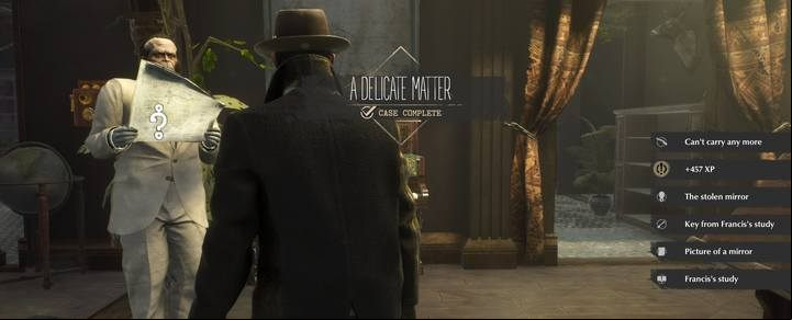 A side case called Through The Looking Glass is the second mission you will receive from Throgmorton in his residence, but only after you have completed the previous quest: Delicate Matter - On the other side of the mirror | The Sinking City walkthrough - Side cases - The Sinking City Guide