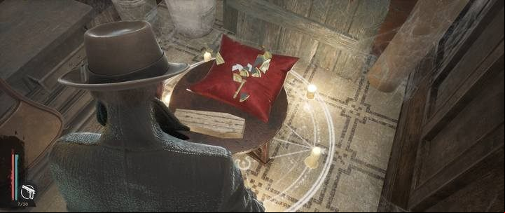 To complete the mission you must first destroy the mirror in the hidden room on the ground floor (with a brick or a gunshot) - On the other side of the mirror | The Sinking City walkthrough - Side cases - The Sinking City Guide