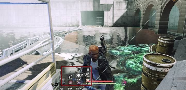 After crossing the river by the bridge near the MedBay by the Prison, descend to the lower level by walking through the building - Jericho - Downtown | Audiologs in The Surge 2 - Audiologs - The Surge 2 Guide