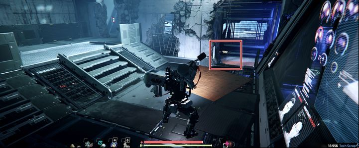 Upstairs, right behind the stage in a small room, you will encounter a room with many opponents - A. I. D Command - The Lost Child | The Surge 2 Walkthrough - Main story - The Surge 2 Guide