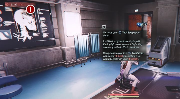 Thankfully, death is never permanent: when you lose your health, you wake up at the nearest respawn point (mission checkpoint or last visited MedBay), but you lose your tech scrap - if you do, you can pick it up where you left off - Death in The Surge 2 - Basics - The Surge 2 Guide