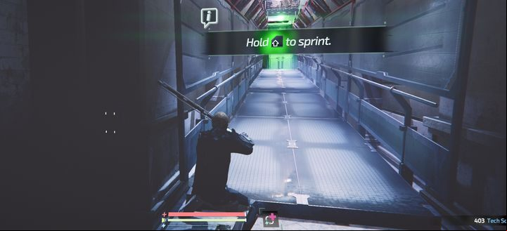 Head through the closed door from the boss fighting arena to the next corridor - Escape from Detention | The Surge 2 Walkthrough - Main story - The Surge 2 Guide
