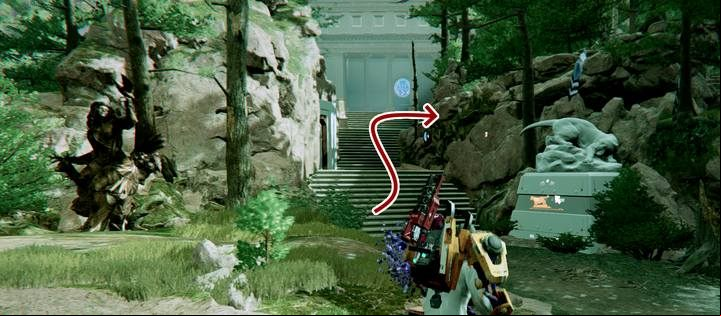 The Cougar Trail: a statue and plaques with the image of a puma will show you the way. - Gideons Rock - The Three Towers | The Surge 2 Walkthrough - Main story - The Surge 2 Guide